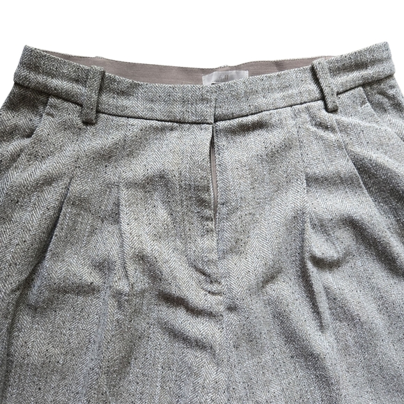 H&M Women's Classic Gray Wide-Leg Pants ~ Size 8 Work Career Academia - Picture 2 of 13